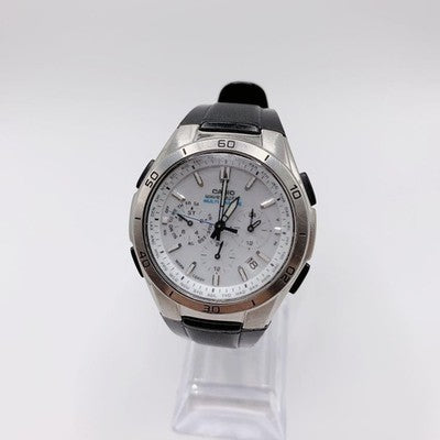 Casio WVQ-M410-7AJF Wave Ceptor Quartz Men's Watch White Dial Analog Japan