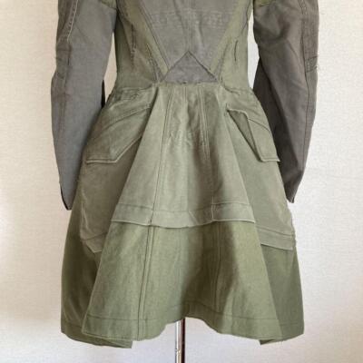Junya Watanabe Comme des Garcons Reconstructed Coat 06AW Patchwork Men's Khaki