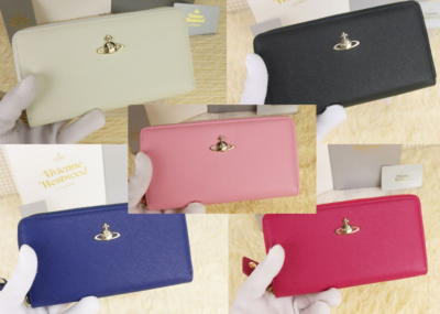 check description 5colors Vivienne Westwood Long Wallet 55VV306