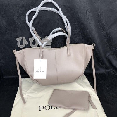 POLENE Gray Shoulder Bag Large Women's Large Capacity Bag Gray