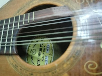 Suzuki Mandolin 1966 No.228 Vintage Made in Japan Bowl Back String Instrument