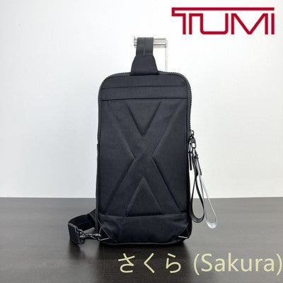 tumi TAHOE Sky Sling Black 798683IK Bag One Shoulder Rare Model Nylon/Leather