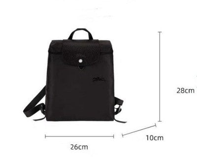 see description 5colors Longchamp Le Pliage M size Backpack Leather Zipper bag