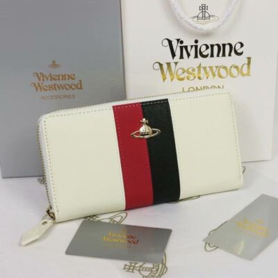 check description 2colors Vivienne Westwood Long Wallet 55VV353 black white