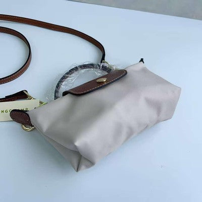 Longchamp XS size Tote Bag Handbag nylon bag Shoulder bag Ivory/PAPIERsp