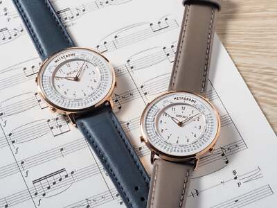 SEIKO METRONOME WATCH Elegant Series SMW002APG NEW JP  White×Gray