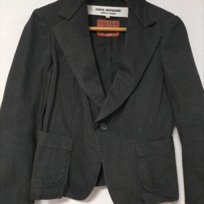 S COMME des GARCONS JUNYA WATANABE denim Jacket Black Woman JD-J202