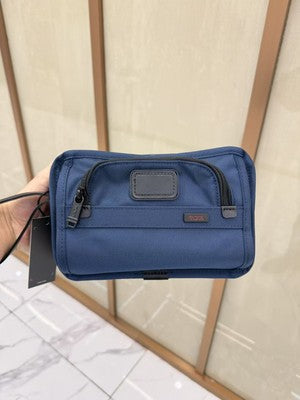 see description 2colors TUMI Clutch Bag Blue 22104DHr Bag Black Blue outlet cp