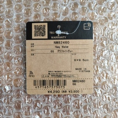 New unused The North Face Hazy Wallet NM82460 Graphite Gray 2025
