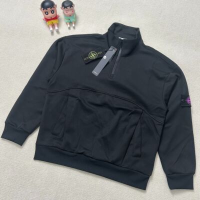 see description size M-2XL Stone Island Half Zip Double Label Sweatshirt