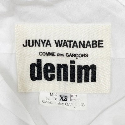 JUNYA WATANABE Comme des Garçons Short Sleeve Shirt White Size XS Women's