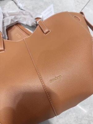 POLENE Brown Shoulder Bag Large Women's Large Capacity Bag Brown