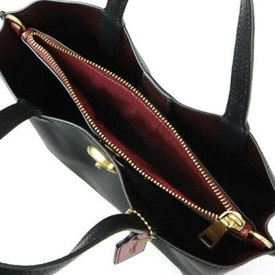 COACH Willow Tote 24 2way Shoulder Bag Crossbody Black C8869 outlet JP New