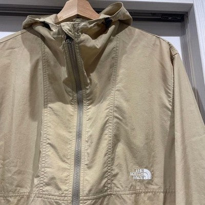 Size L THE NORTH FACE Compact Jacket Beige Nylon NP71830 Mountain Parka