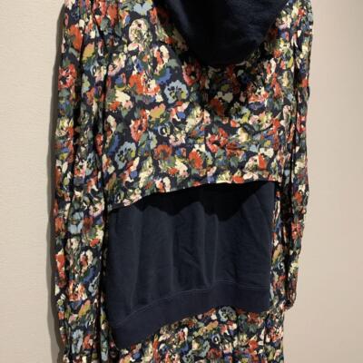 2019AW Junya Watanabe College Parka Floral Docking Dress Good Condition NA