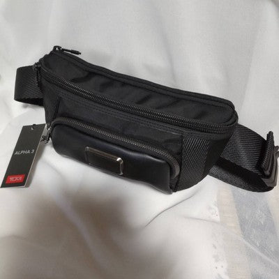 Tumi Alpha Bravo Series 232310D Men's Waist Pouch & Shoulder Bag black outlet