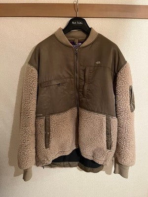 THE NORTH FACE PURPLE LABELWool Boa Fleece Denali Jacket NA2151N Beige