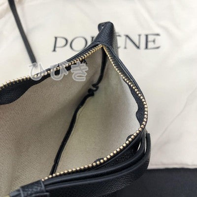 POLENE Black Shoulder Bag Large Women's Large Capacity Bag Black