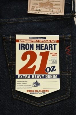 see description Iron Heart Jeans IRON HEART 634Z 21oz Regular Denim Straight