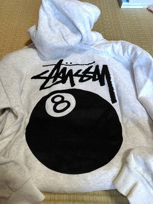 see description size S-XL STUSSY Eight Ball Hooded Sweatshirt 3 colors