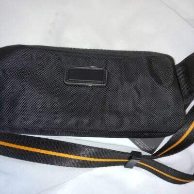 Tumi Mclaren Brox Shoulder Bag Sling Body Bag Black Orange