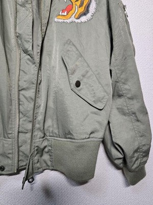 Avirex MA-1 Sukajan flight jacket embroidered Philippines map Tailor M Green