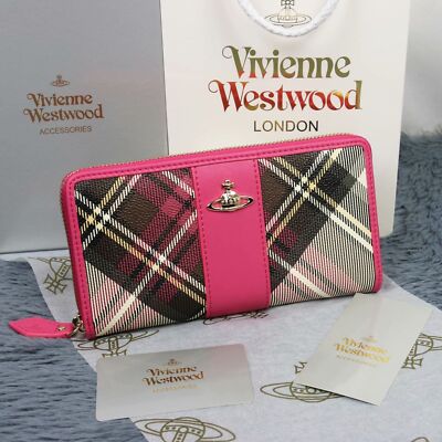 see description 4colors Vivienne Westwood Long Wallet 55VV356