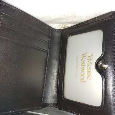 Vivienne Westwood Crocodile Pattern Multi-Card Pocket Wallet Black