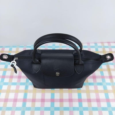 Longchamp Le Pliage S  Tote Bag Handbag collapsible Outlet all black NEW