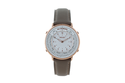 SEIKO METRONOME WATCH Elegant Series SMW002APG NEW JP  White×Gray
