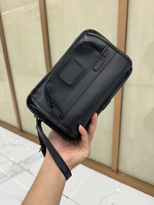 see description 2colors TUMI Clutch Bag Blue 22104DHr Bag Black Blue outlet cp
