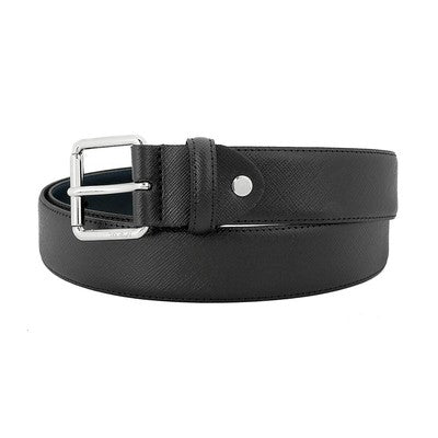 TUMI LEATHER Pin Buckle Belt Black BLACK TU0080