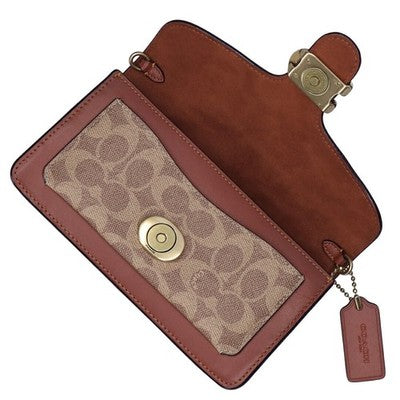 COACH Tabby Crossbody Bag Signature Coated Canvas CD324 New Outlet