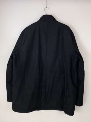 Size-XL TUMI T-TECK Full Zip Jacket Men's Black Polyester Long Length Coat