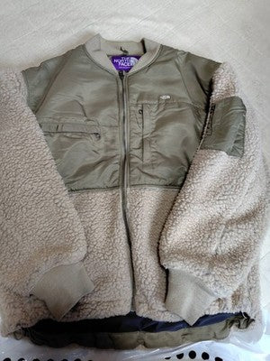 THE NORTH FACE PURPLE LABELWool Boa Fleece Denali Jacket NA2151N Beige