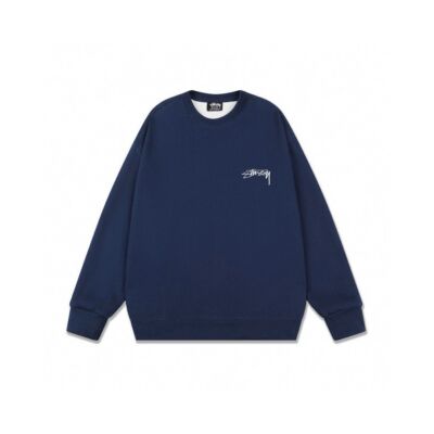 see description size S-XL STUSSY Modernism Logo Print Round Neck Sweater