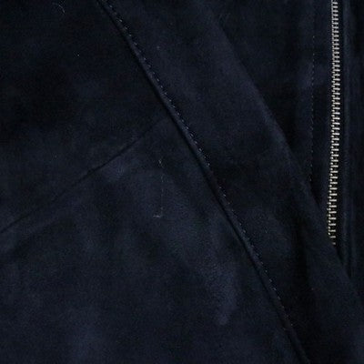Avirex Leather Jacket Aged Suede Leather Jacket Black Men's XL Buckskin