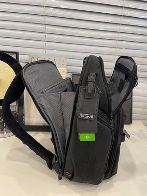 TUMI ALPHA BRAVO Search Backpack 232789 Nylon Leatherdp