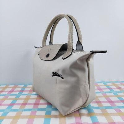 Longchamp Le Pliage S  Tote Bag Handbag collapsible Outlet Ivory NEW