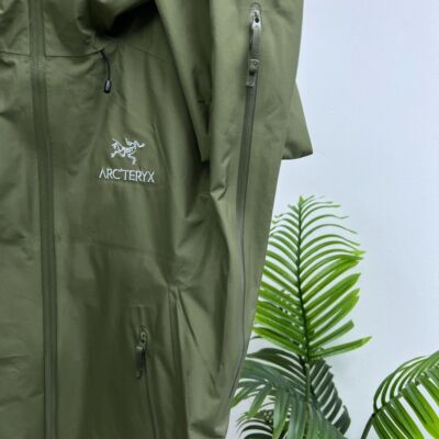 see description sizeS-3XL Arcteryx Water Windproof Zip Front Jacket Green