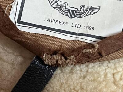 AVIREX flight jacket B-3 S size shearling leather Equipment Unisex