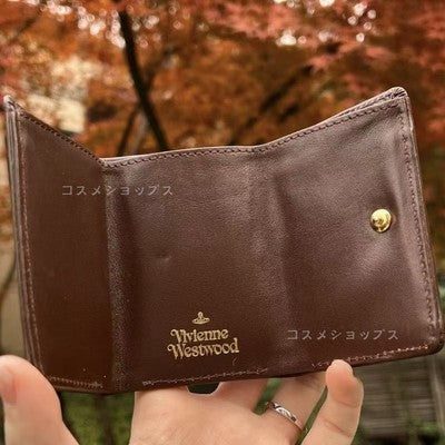 see desciption 5colors vivienne Westwood tri-fold small wallet multi-card slot