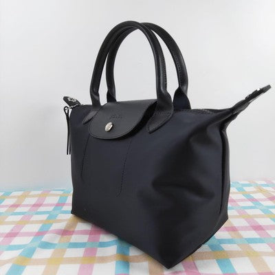 Longchamp Le Pliage S  Tote Bag Handbag collapsible Outlet all black NEW