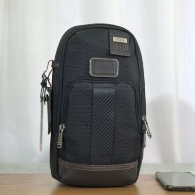 tumi Deluxe Brief Pack Shoulder Bag Business Nylon Black 2223402pp