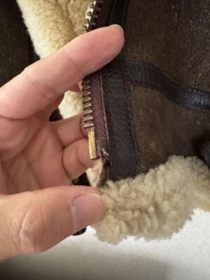 AVIREX B3 Mouton leather jacketM size, for men, good condition