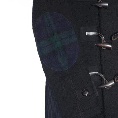 Comme des Garcons Junya Watanabe Man 11AW Mohair Blend Wool Duffel Coat S Size