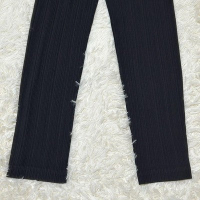 Discontinued model Issey Miyake pants set M black pleats women's