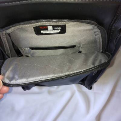 TUMI ALPHA3 Backpack outdoor PC Storage 9603590 Leather Black cp