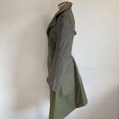 Junya Watanabe Comme des Garcons Reconstructed Coat 06AW Patchwork Men's Khaki