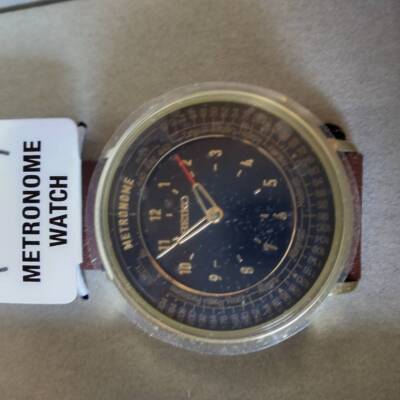SEIKO Metronome Watch Standard Line SMW001A quartz Water resistant Brownsp